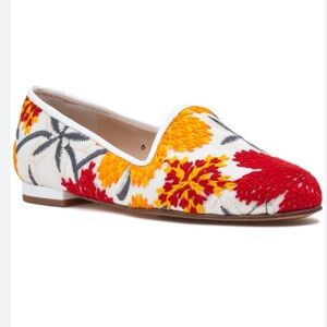 JON JOSEF Floral Embroidered Women's Loafers